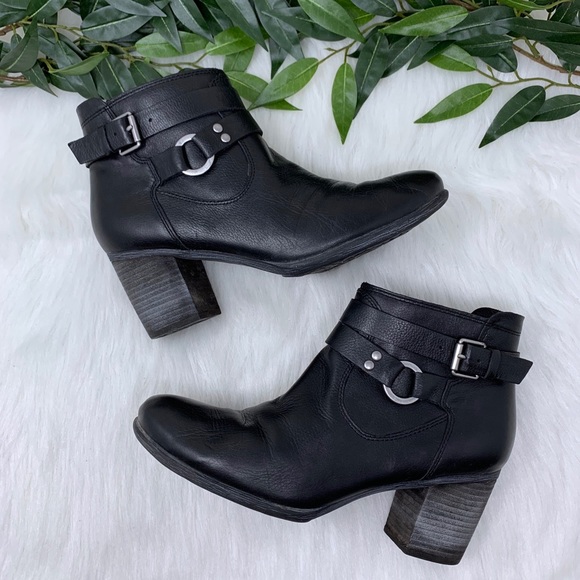 josef seibel black ankle boots